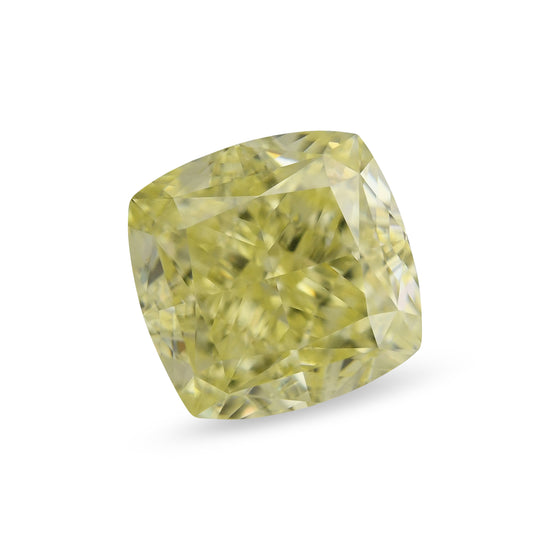 1,50 Karat Fancy Yellow Cushion Diamant VVS1 GIA