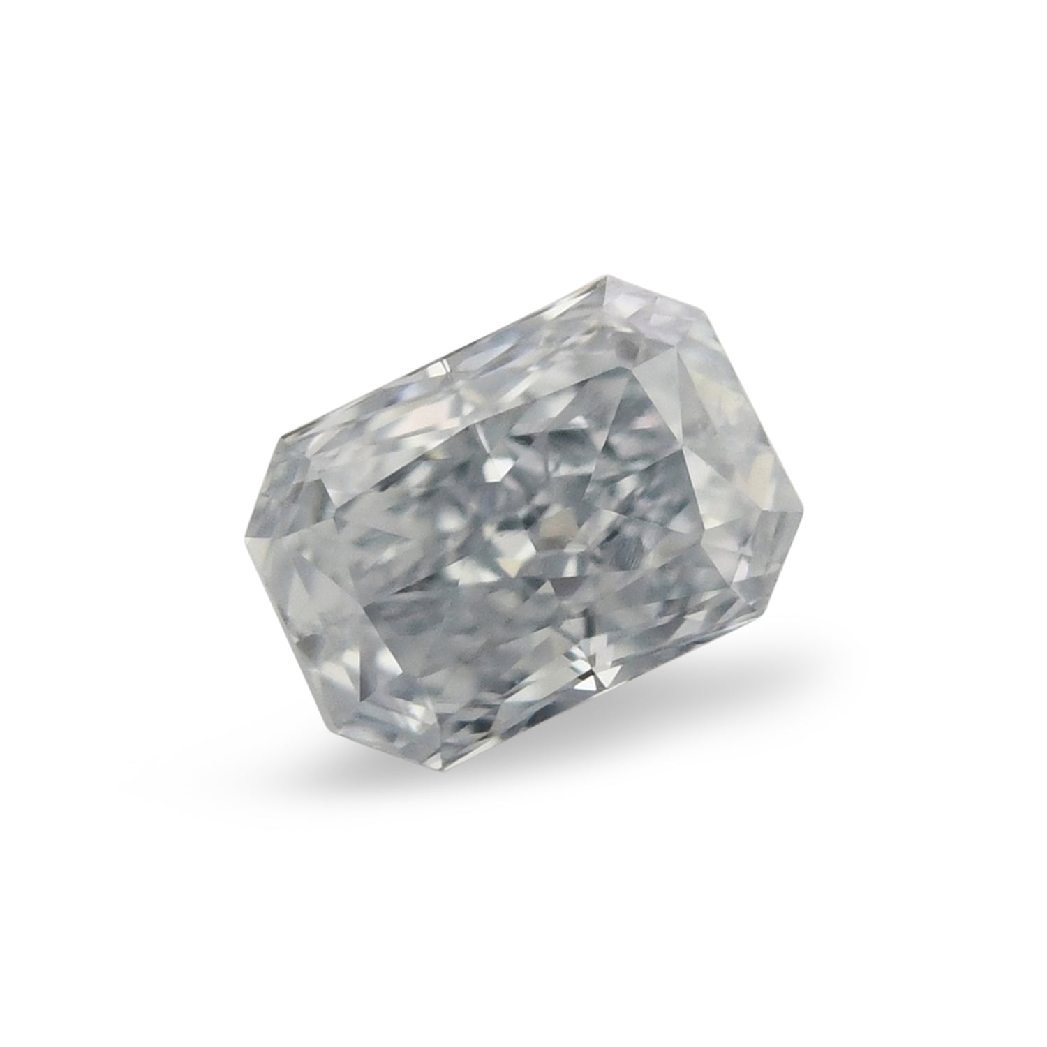 0.27 Carat Fancy Blue Radiant Diamond VS2 GIA