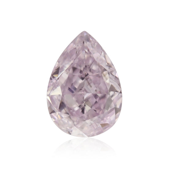 0.33 Carat Fancy Light Purplish Pink Pear Diamond SI1 GIA