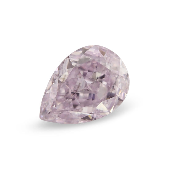 0.33 Carat Fancy Light Purplish Pink Pear Diamond SI1 GIA