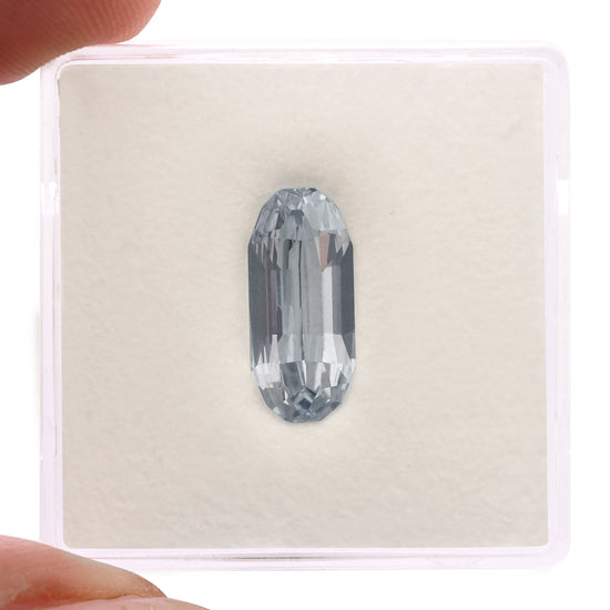 2.03 Carat Fancy Blue Oval Diamond VVS2 GIA