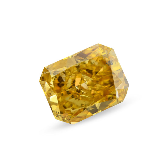 Diamante Radiant Giallo-Arancio Intenso Fantasia 5.02 carati I1 GIA