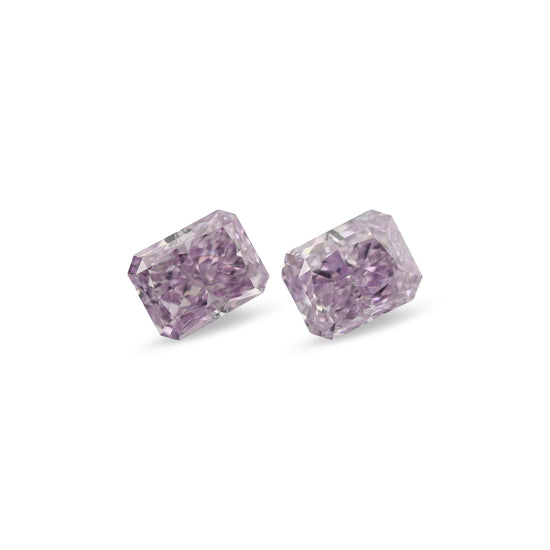 0,57 Karat Fancy Intense Pinkish Purple Radiant Diamanten VS2