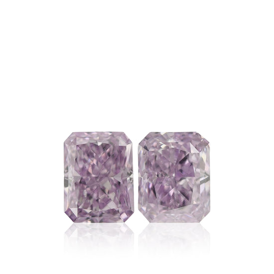 0,57 Karat Fancy Intense Pinkish Purple Radiant Diamanten VS2