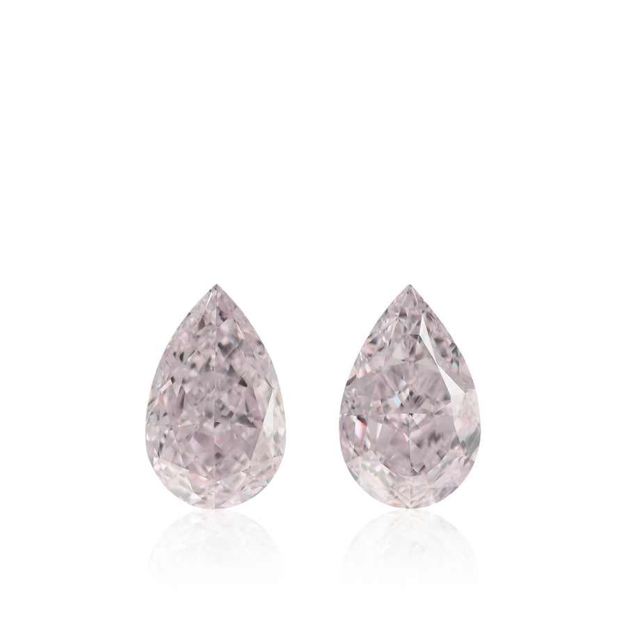 Diamanti Rosa Chiaro Fantasia a Pera VVS1 da 1,47 Carati