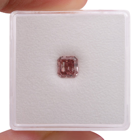 0.70 Carat Fancy Intense Pink Radiant Argyle Diamond VVS1 GIA