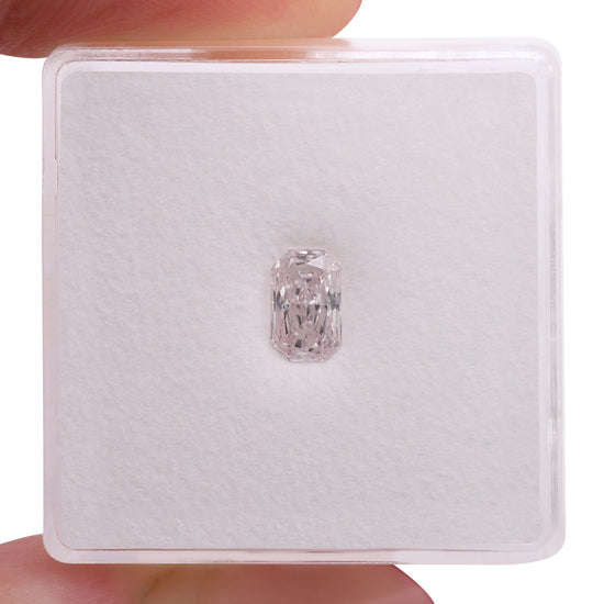 0.51 Carat Light Pink Radiant Diamond VS2 GIA