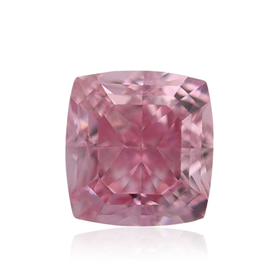 Diamante a cuscino, 0,17 carati, Fancy Vivid Purplish Pink, VS1, GIA
