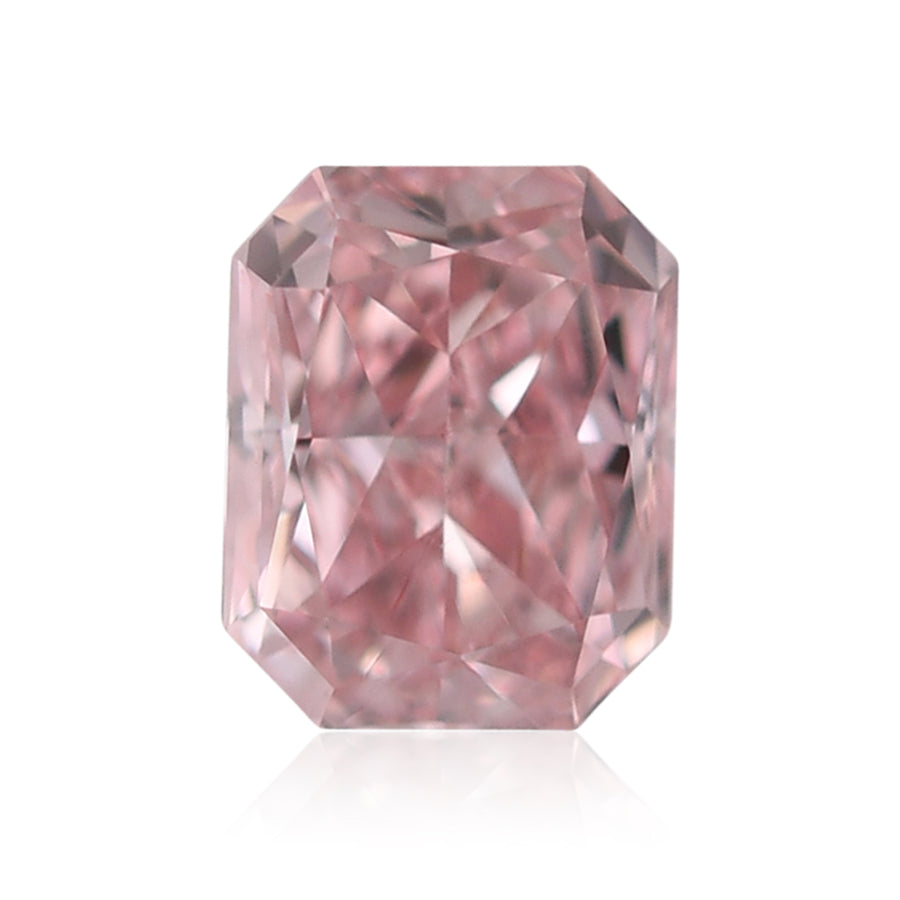 0.25 Carat Fancy Intense Pink Radiant Diamond VS1 GIA