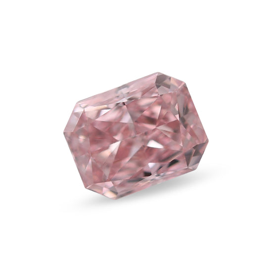 0.25 Carat Fancy Intense Pink Radiant Diamond VS1 GIA