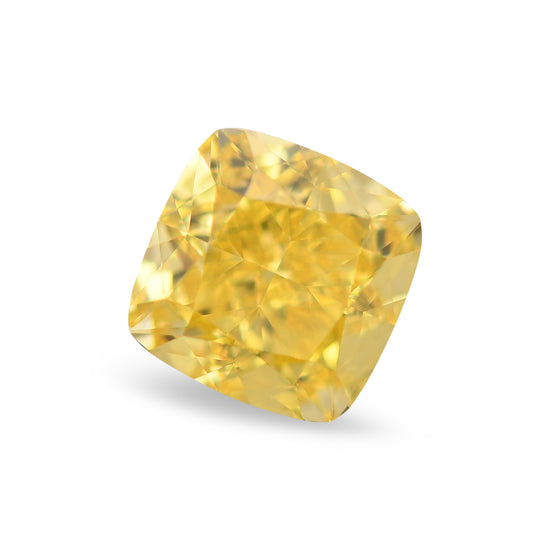 Diamante Giallo Fancy Vivid Taglio Cuscino da 1,01 Carati VVS2 GIA