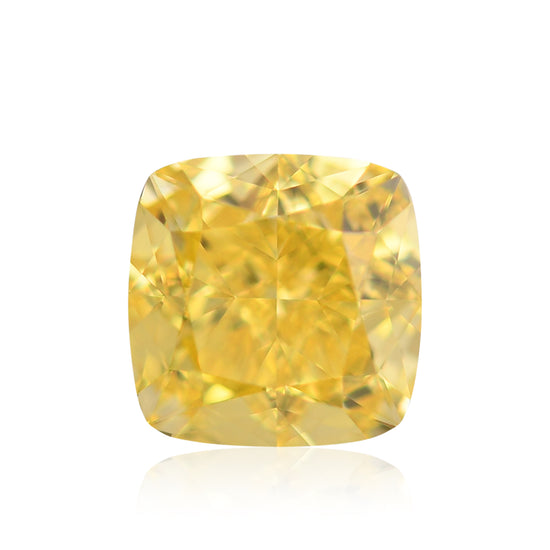 Diamante Giallo Fancy Vivid Taglio Cuscino da 1,01 Carati VVS2 GIA
