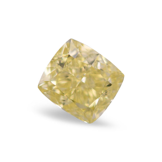 Diamante Fancy Yellow taglio a cuscino, 1.11 carati, VS2, GIA