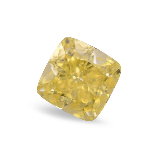 Diamante a Cuscino GIA VVS2 Giallo Intenso Fantasia da 1,16 carati