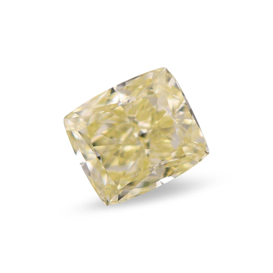 Diamante Giallo Chiaro Fantasia a Cuscino da 1.32 Carati VVS2 GIA