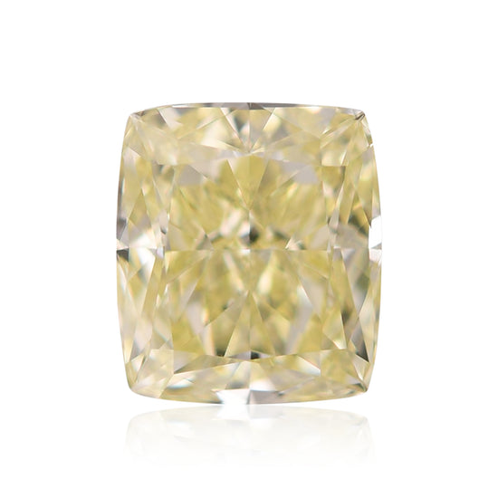 Diamante Giallo Chiaro Fantasia a Cuscino da 1.32 Carati VVS2 GIA