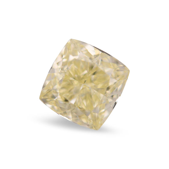 Diamante cuscino Fancy Light Yellow da 1,57 carati VS1 GIA