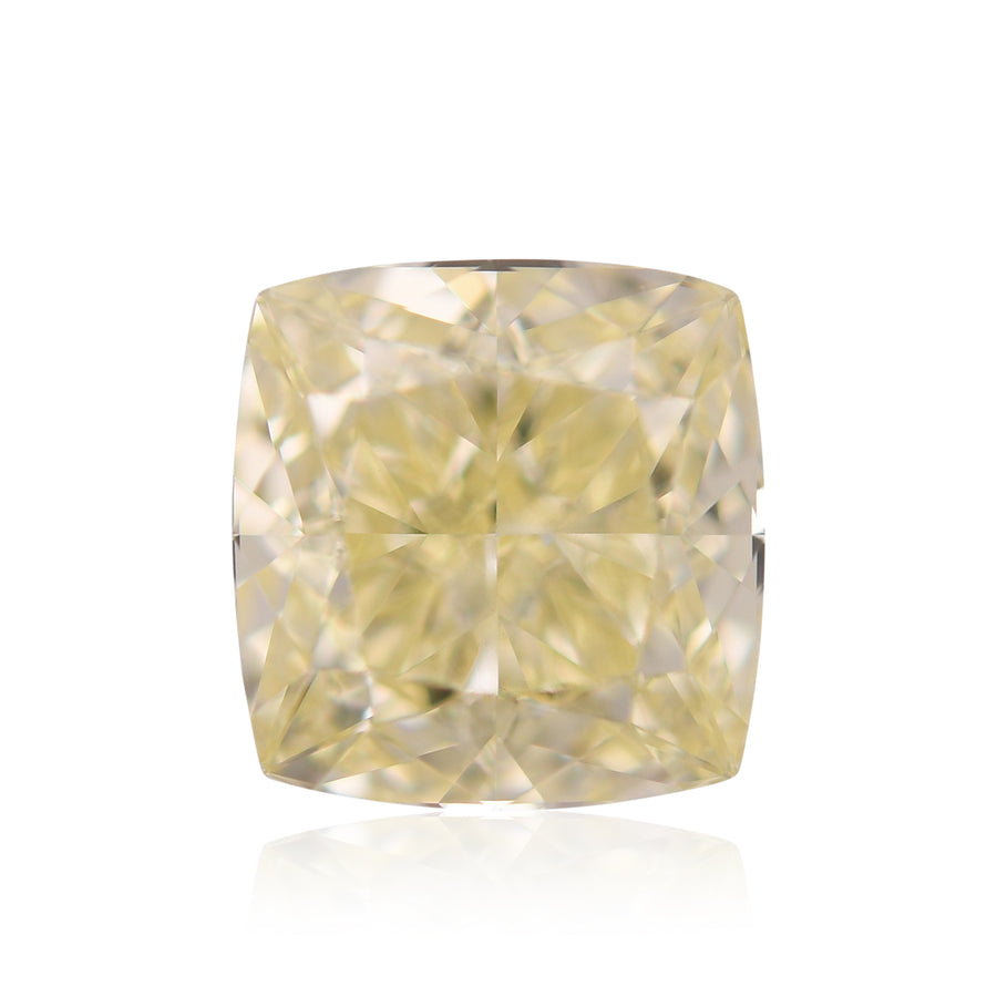 Diamante cuscino Fancy Light Yellow da 1,57 carati VS1 GIA
