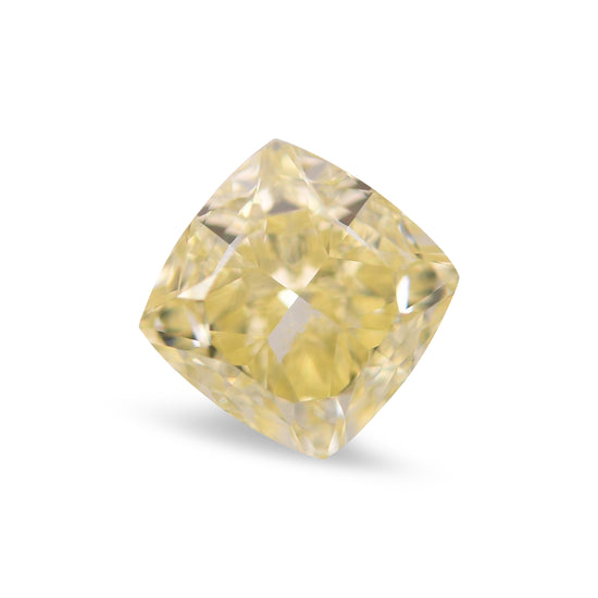 2.01 Carat Fancy Yellow Cushion Diamond VS1 GIA