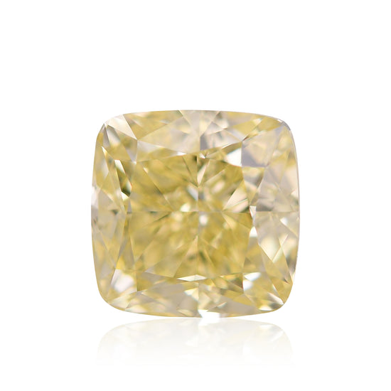 Diamante con taglio a cuscino, giallo intenso elegante, da 3,00 carati, VVS1, GIA