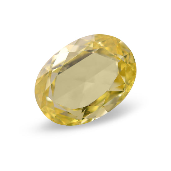 Diamante Ovale Giallo Vivace Intenso da 1,77 Carati (SI2) GIA