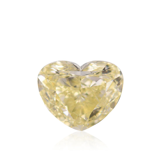 Diamante a cuore Fancy Yellow da 1,50 carati VS1 GIA