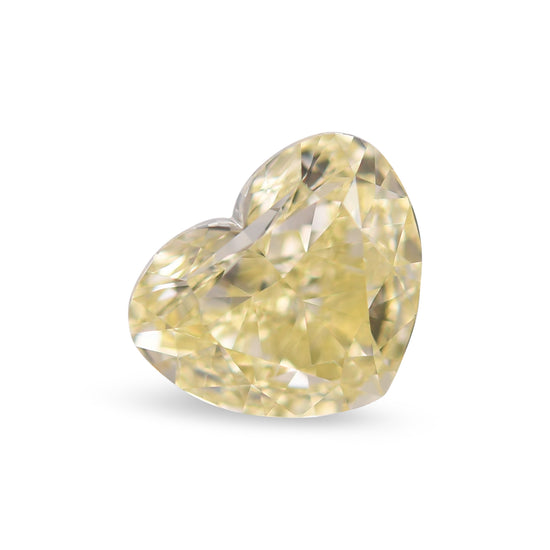 Diamante a cuore Fancy Yellow da 1,50 carati VS1 GIA