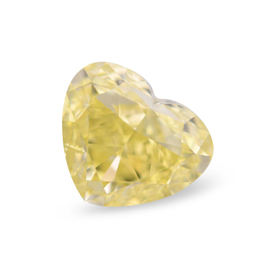 2.01 Carat Fancy Yellow HEART Diamond VVS1 GIA