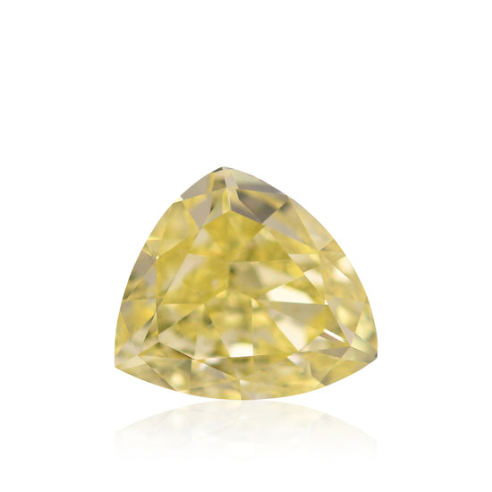 1.00 carato diamante giallo intenso elegante taglio a triangolo SI2 GIA