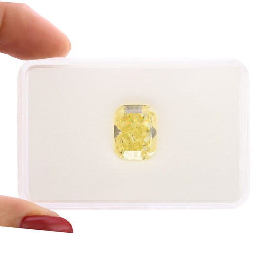 10.02 Carat Fancy Yellow Cushion Diamond VS2 GIA