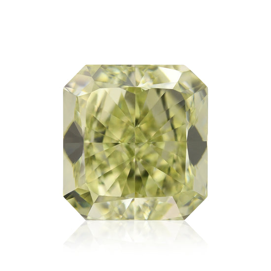 5,17 Karat Fancy Yellow Green Radiant Diamant VS1 GIA
