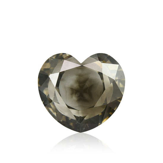 2,50 Karat Fancy Dark Gray Herz Diamant GIA