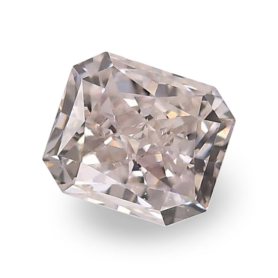 0.51 Carat Light Pinkish Brown Radiant Diamond SI2 GIA