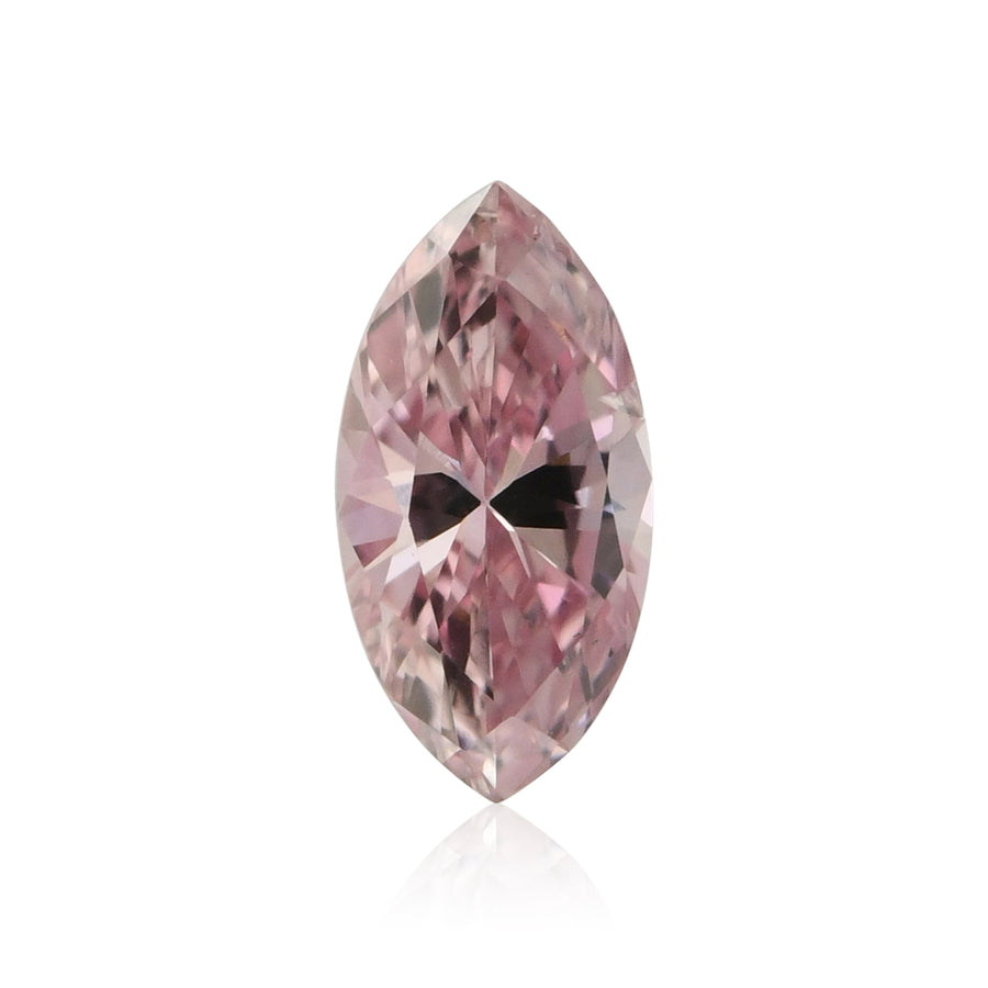 0.11 Carat Fancy Intense Pink Marquise Diamond (SI2) GIA