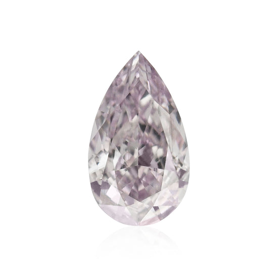 Diamante a pera rosa porpora fantasia da 0,20 carati, VVS2 GIA