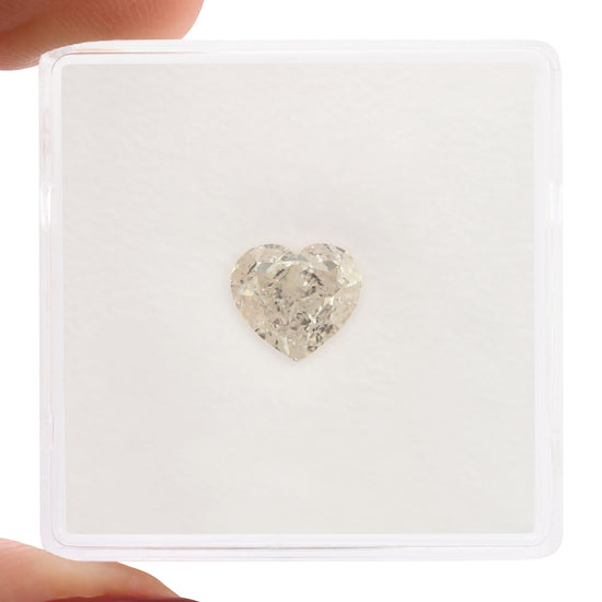 1,30 Karat Faint Pinkish Brown Herz-Diamant VVS2 GIA