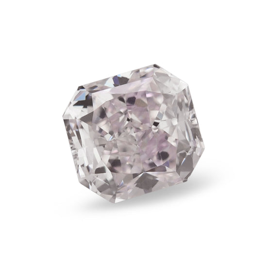 0.41 Carat Fancy Light Purplish Pink Radiant Diamond VS1 GIA
