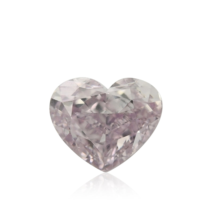 0.36 Carat Fancy Purple Pink HEART Diamond VS2 GIA