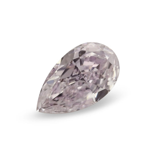 0.25 Carat Fancy Light Pinkish Purple Pear Diamond SI1 GIA