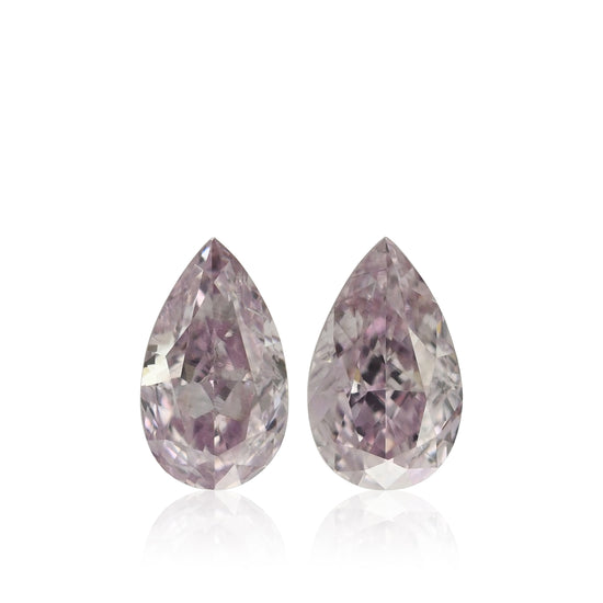 0,51 Karat Fancy Purple Pink Birnendiamanten SI1