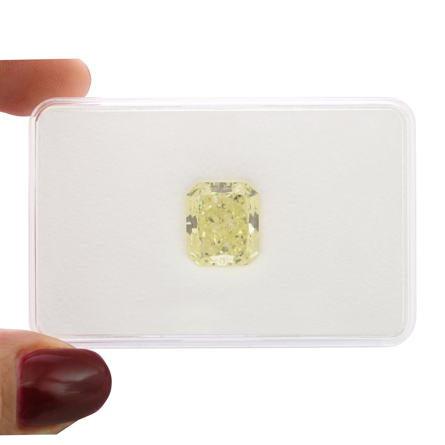 8.75 Carat Light Yellow Radiant Diamond SI1 GIA