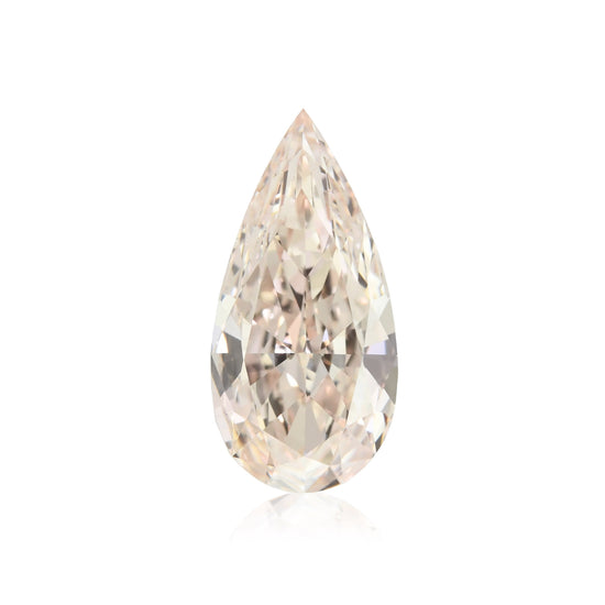 Diamante a Pera 1.24 Carati Fancy Light Pinkish Brown VS1 GIA