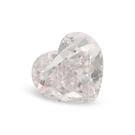 0.80 Carat Very Light Pink Heart Diamond VS2 GIA