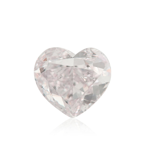 Diamante a cuore, rosa molto tenue, 0,80 carati, VS2 GIA