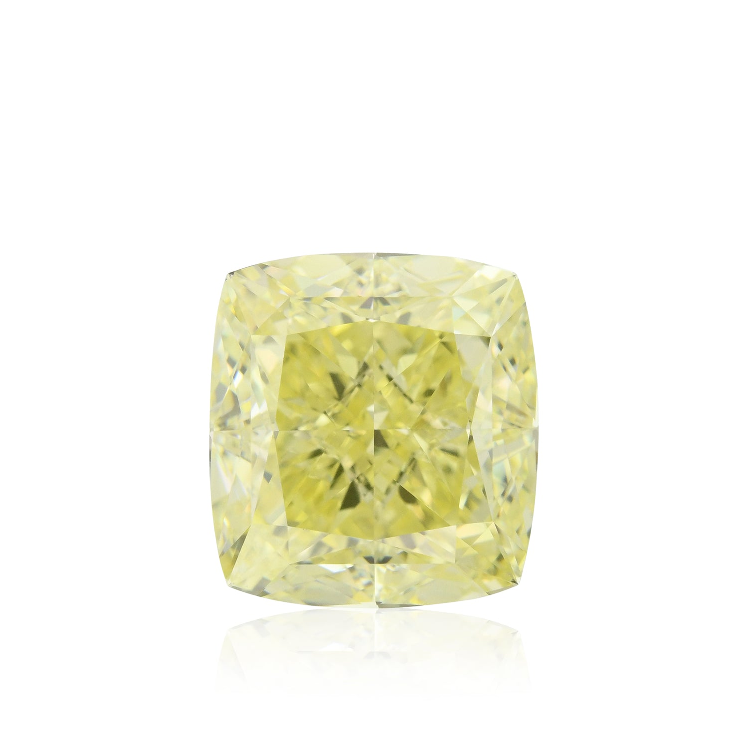5.76 Carat Fancy Yellow Cushion Diamond VVS1 GIA