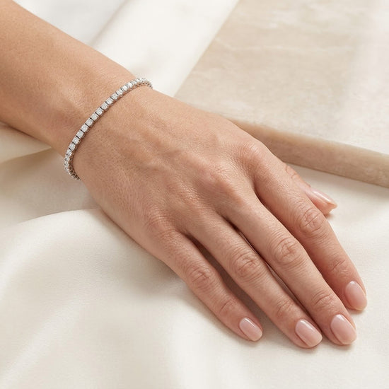 Round Brillant Diamond Tennis Bracelet