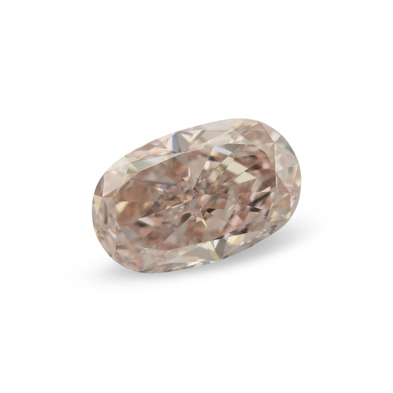 Diamante ovale fantasia rosa brunastro da 1,19 carati VS1 GIA