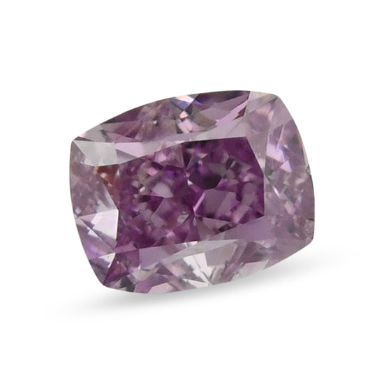 0.25 Carat Fancy Intense Pink Purple Cushion Diamond SI2 GIA