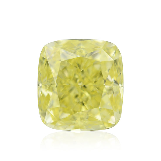 Diamante a cuscino giallo fantasia da 0,57 carati IF GIA