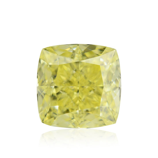 Diamante cuscino fantasia giallo da 0,71 carati VVS1 GIA